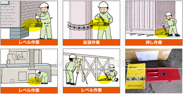 日本DAIKI DFJS液壓楔形千斤頂應用