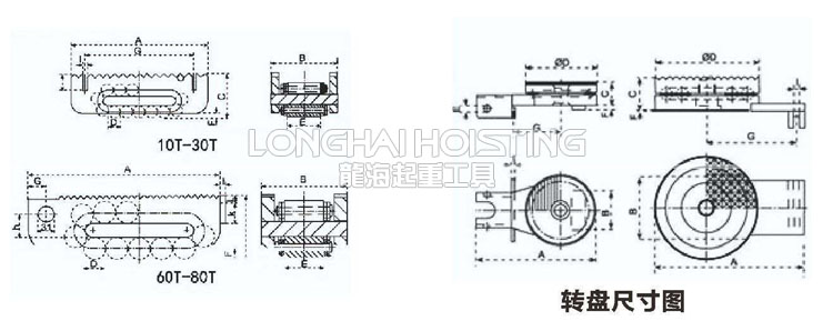 LHRF-T履帶式搬運小坦克尺寸圖